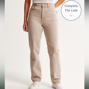Abercrombie & Fitch Women's Tan Jeans